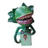 Halloween Ornament, Realistic Horror Design Resin Figure, Scary Fish Outdoor Halloween Decoration, Sharp Teeth Halloween Prop