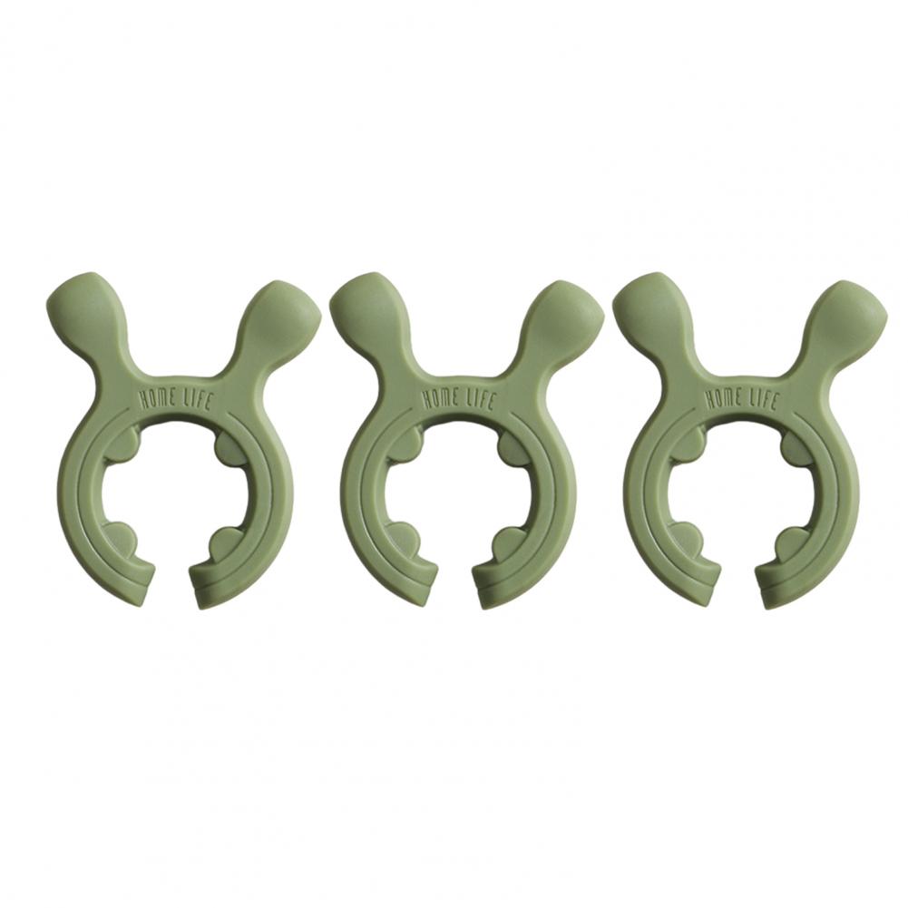 Silicone Pot Handle Holder Heat Resistant Pot Clamp 3pcs Silicone Pot Handle Clips Non-slip Spatula Holders Heat Resistant