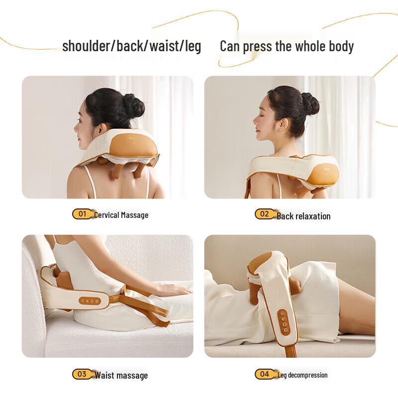 Bear Neck and Shoulder Massager Shawl AMQ-D15H3