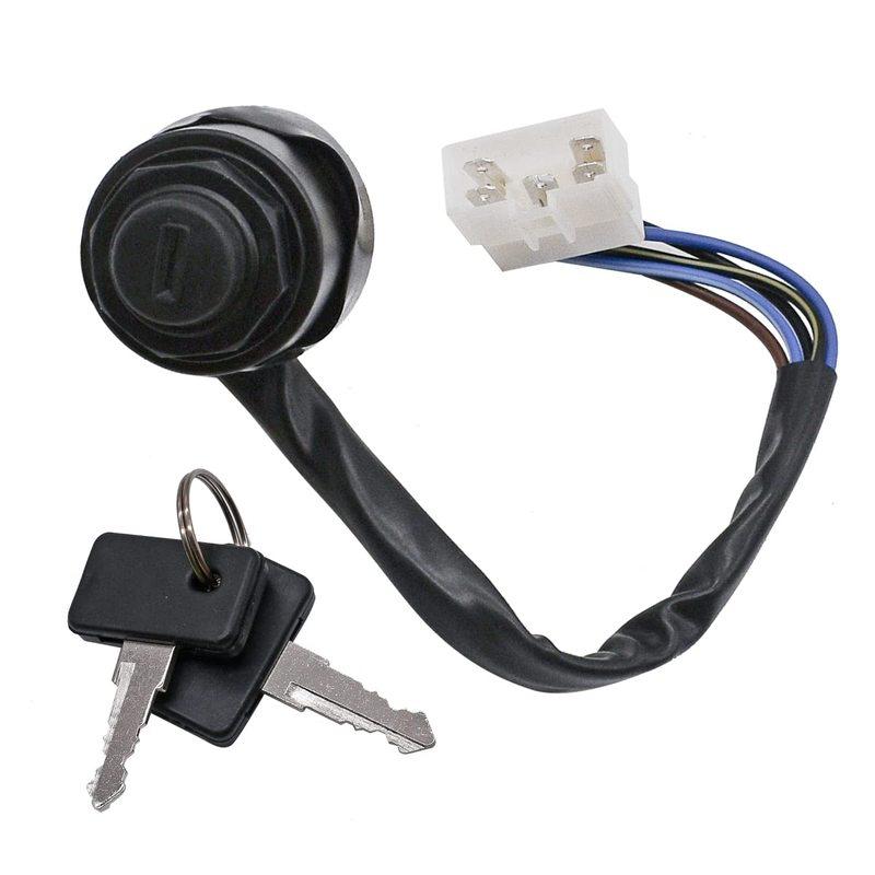 Ignition Key Switch Fit for Kawasaki Mule 610 4X4 KAF400A 2005-2006 KAF400C 2005-2010 KAF400G 2016