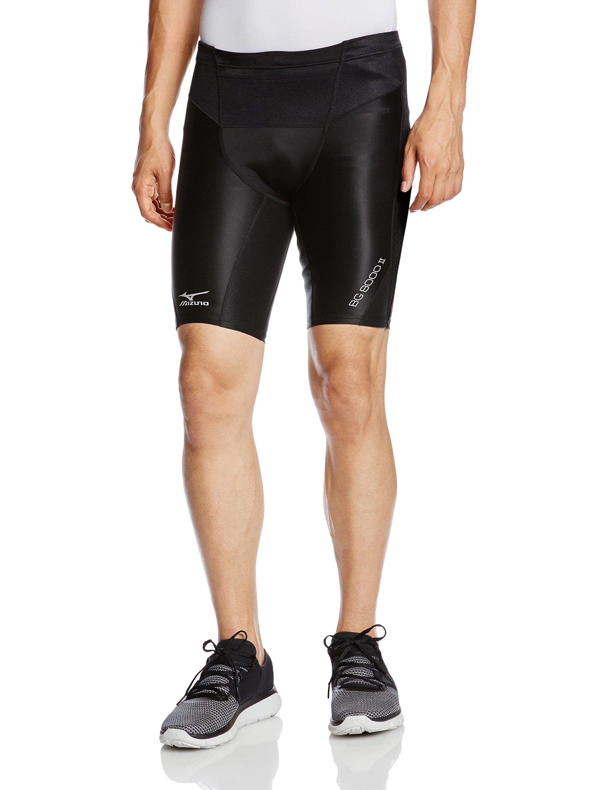 

Mizuno BG8000II Bio Gear Tights UV Size Size S (Half), Protection, 2-Way Stretch, Men s, 90, Black/Black, (K2MJ6A11)