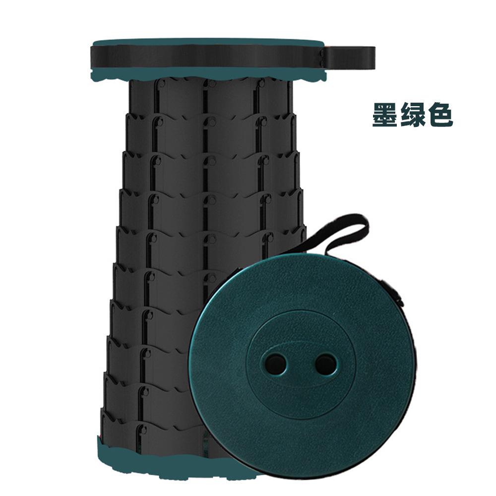 Składany, rozciągliwy stołek na zewnątrz z paskami na ramiona Nowy plastikowy składany stołek dla dorosłych dzieci do użytku domowego Przewijak Magza