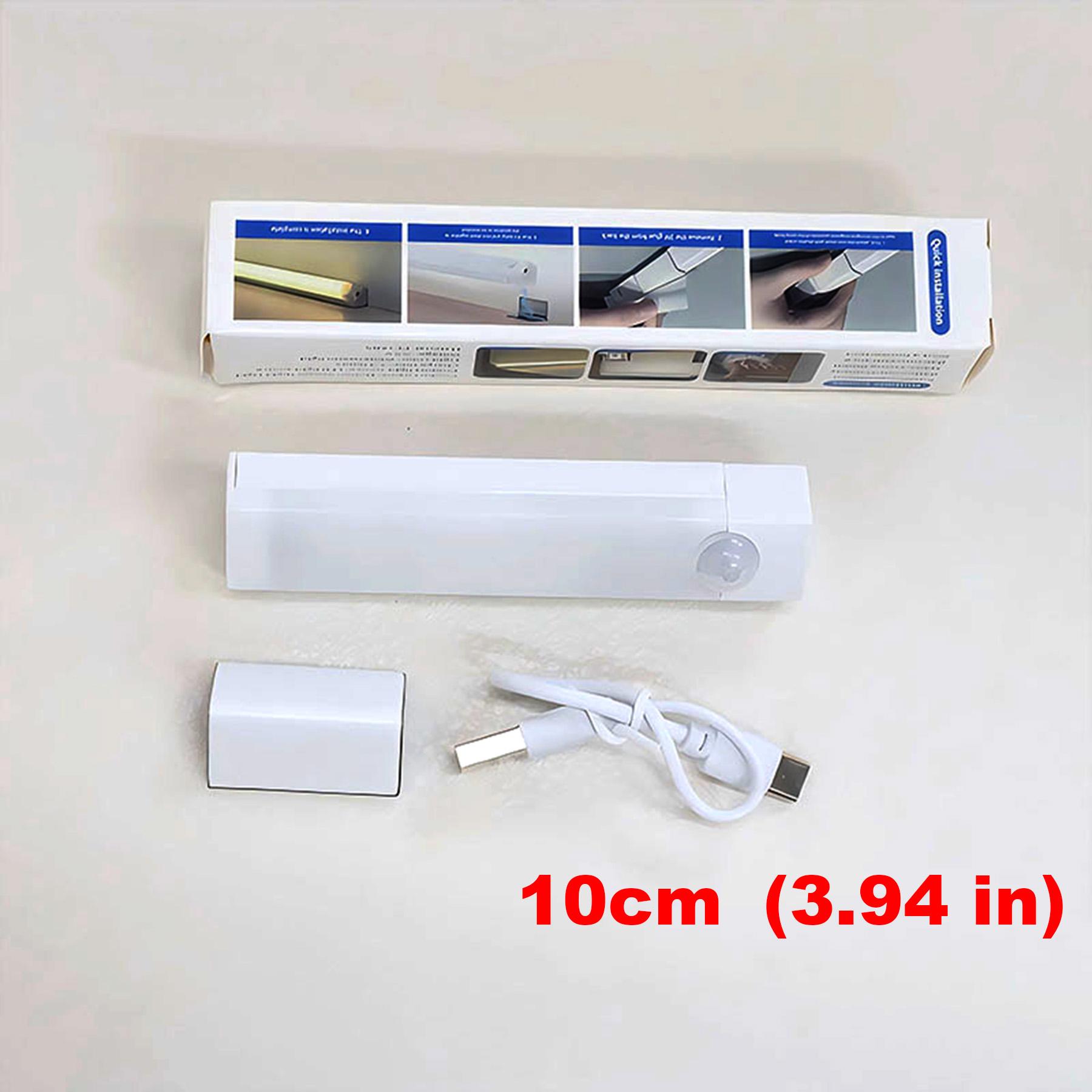 

Motion Sensor Cabinet LED Light 3 Colors Temperature Magnetic Type-C Rechargeable Battery Lamp for Kitchen Home Closet Wardrobe