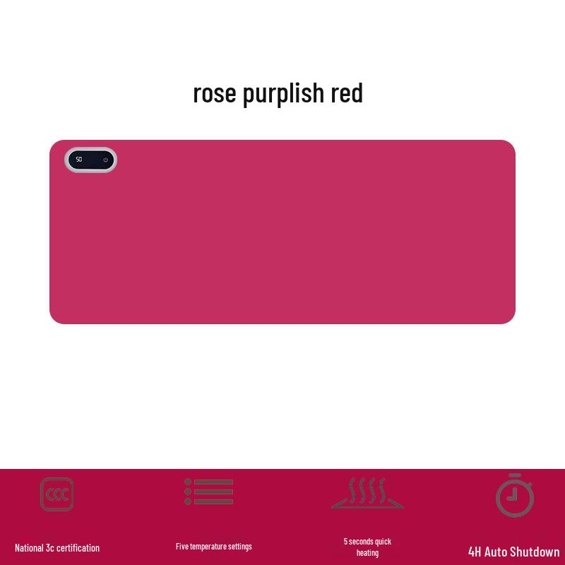 Shibali Heated Desk Mat with Digital Display