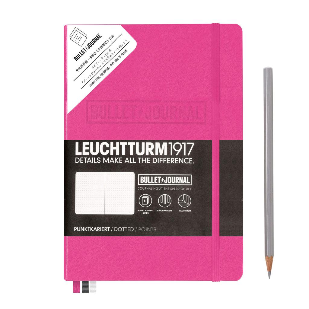 Leuchtturm Notebook A5 Dot Grid Bullet Journal New Pink 361033 Official Import Product Dimensions: 215 x 145 mm / A5 Medium Size