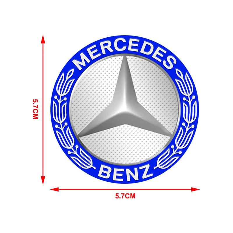 56mm Car Wheel Center Hub Cap Emblem Decal Wheel Sticker Car Styling for Mercedes Benz E300 W166 W176 W242 S212 X166 W205 W212