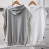 Women's Hoodie Vest  Casual Layering Loose Belly Covering Over Size   Vest Comfortable