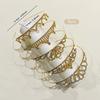 5 Fashionable and Versatile Temperament Sweet Golden Crown Headbands Suitable for Daily Hair Accessories