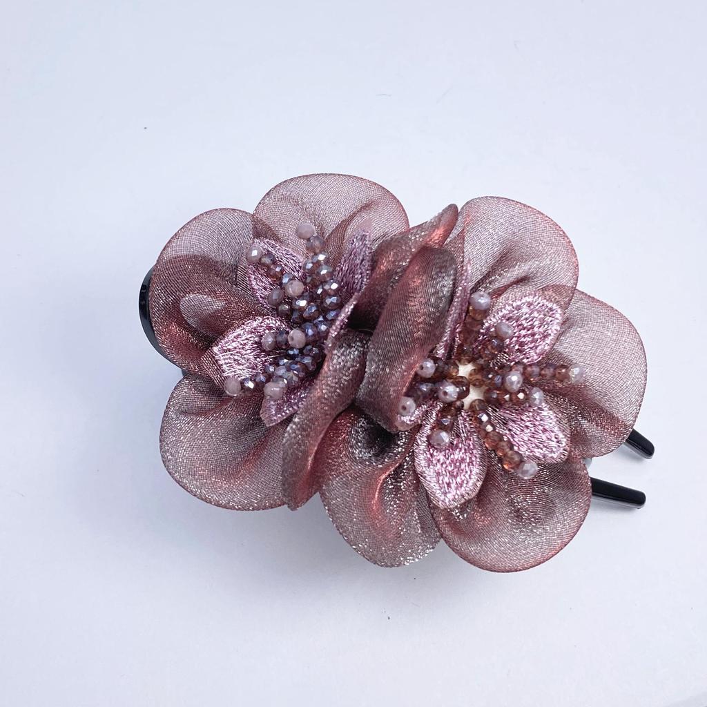 Korean Flower Duckbill Hair Clip for Women