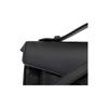 MCM Tracy Classic Pattern Laurel Leaf Lock Design Faux Leather Crossbody Tote Bag Medium Women bags Black MWRFSXT01BK001