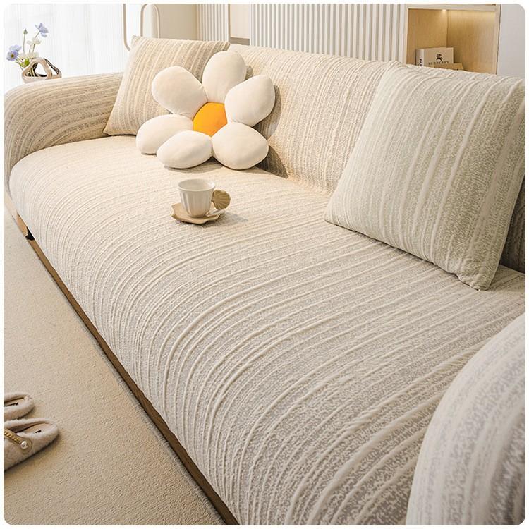 Stretchable Sofa Cover Universal Cat Scratch Proof Full Protection Cover For All Seasons Couch Protector Elastic Sofa Slipcover