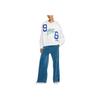 Nike Solid Color Loose Fit Corduroy Wide Leg Split Straight Casual Pants Women bottoms Blue DQ5922-457