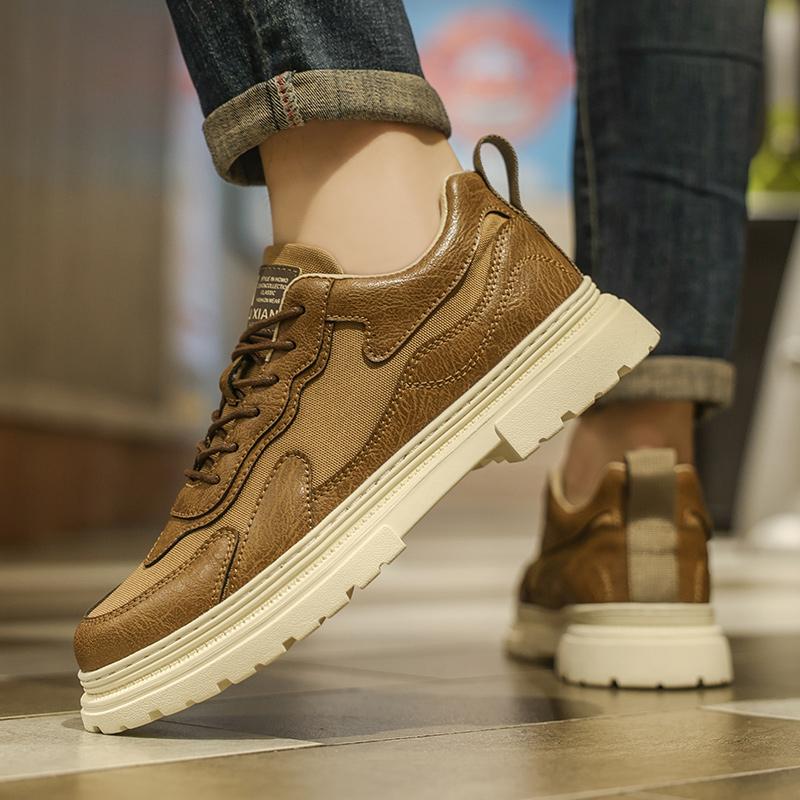 Four Seasons Men's Casual Shoes Comfortable and Breathable Design Youth Outdoor Walking Exercise Daily Office Men's Shoes