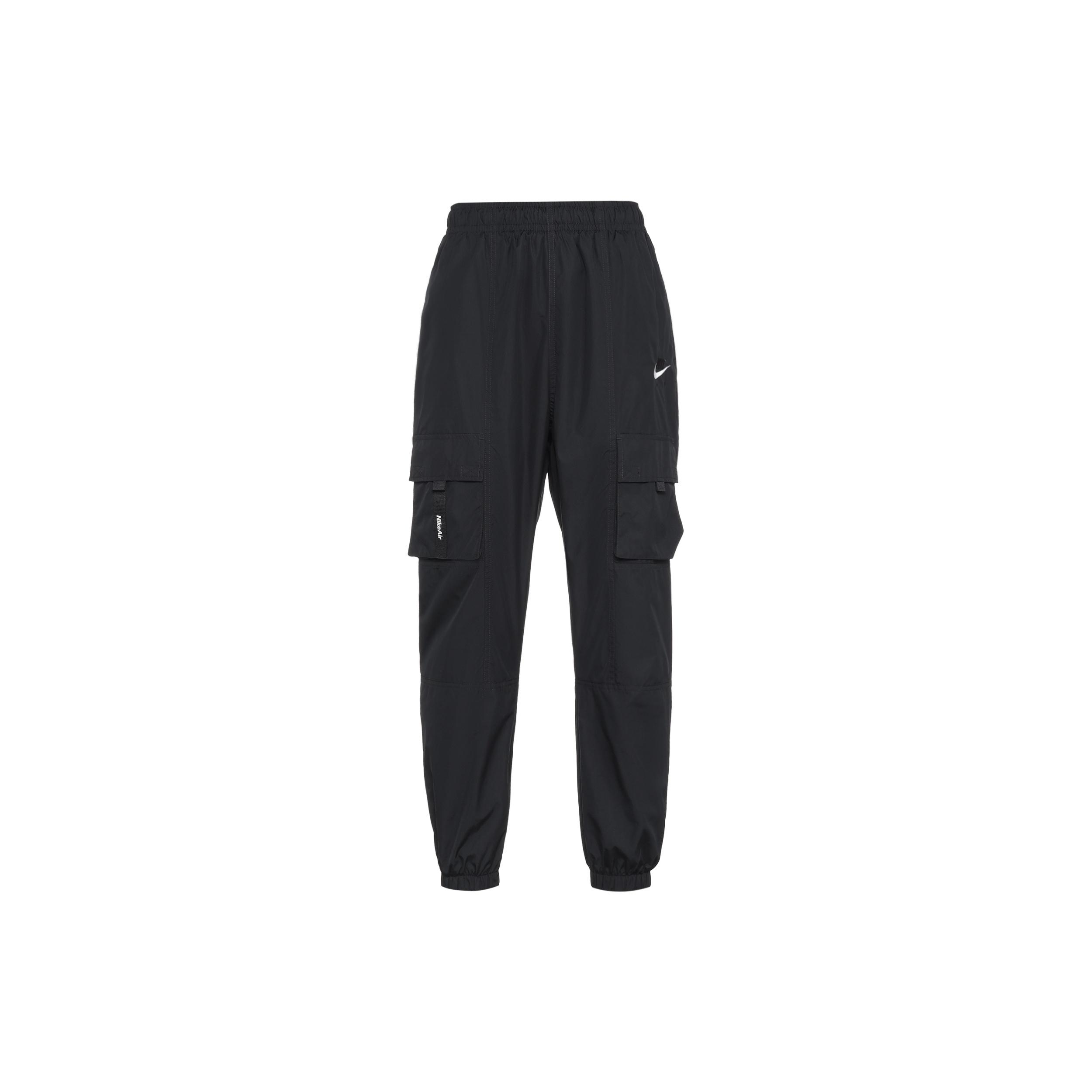 Men s Nike Air Casual Woven Black Long Pants/Trousers CU4144-010 XXL