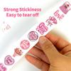 500PCS Valentine's Day Roll Stickers Aesthetic Skateboard Laptop Luggage Phone Gift Graffiti Phone Gradient Fashion Wall Sticker