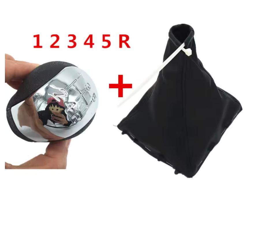 5/6 Speed Manual Car Gear Shift Knob Gaiter Boot Cover Collar Case For Opel Vectra C 2002 2003 2004 2005