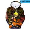 Naruto Sweatshirt Quarta e Sexta Geração 2024 Japonês 3D Com Capuz Para Homens Mulheres Crianças