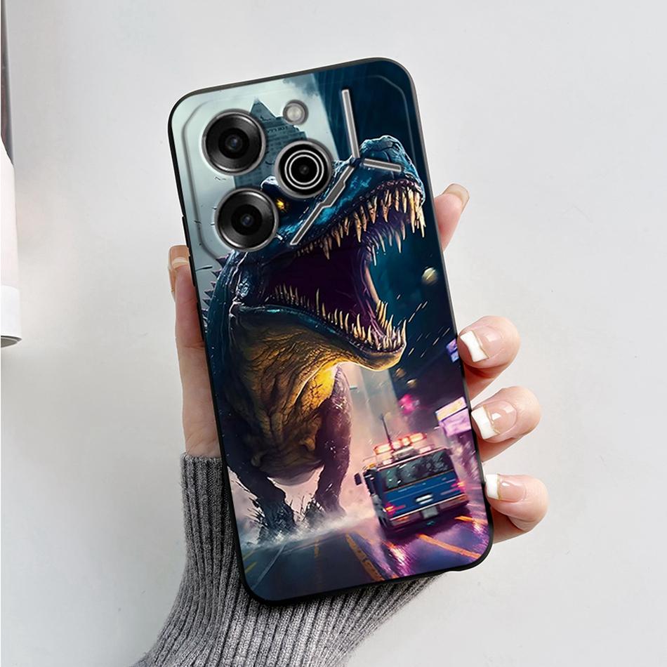 For Tecno Pova 6 Pro Case 6.78" Marble Black Silicone Soft Back Cover For Tecno Pova 6 Pro Phone Case Pova6 Pro 6Pro Coque Funda