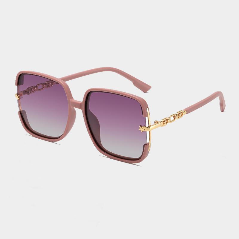 Ultra-Light Chain Plain Sunglasses, Polarized Light, Anti-Glare, Ultraviolet Sunscreen Glasses, Driving Sunglasses