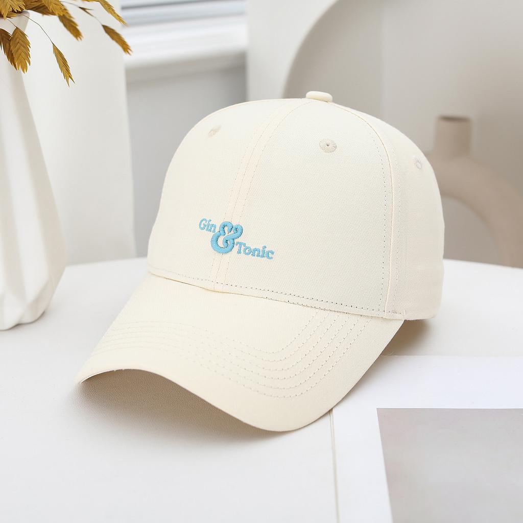 2026 Spring And Autumn Embroidery Simple Baseball Cap Men'S And Women'S Sunscreen Shade Breathable Soft Top Fashion Cap