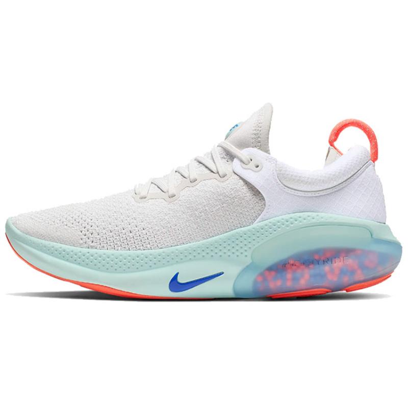 Nike Joyride Run Flyknit White Bright Mango Racer Blue Women's Sneakers AQ2731-100
