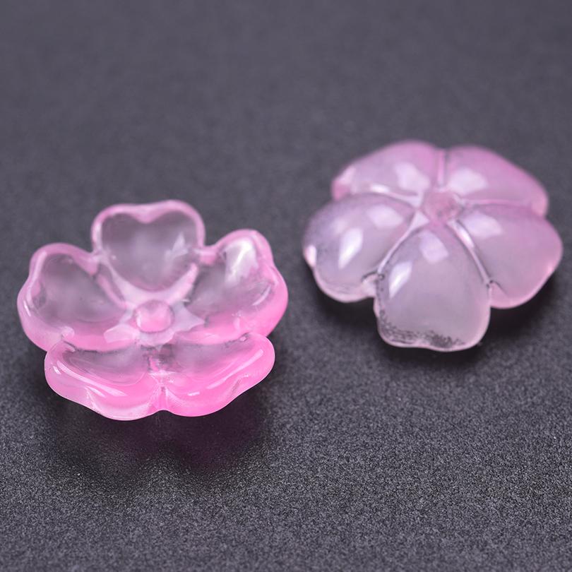 30pcs/Lot Ancient Glass Flower Bead Caps For Jewelry Making Supplies Handmade Earrings Headwear Bracelets Accessories Wholesale
