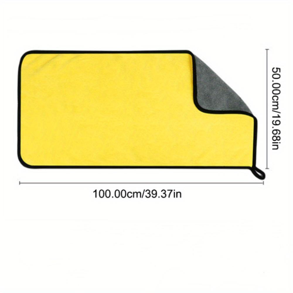 Super Absorbent Microfiber Car Towel, Large Quick-Dry Car Cleaning Cloth for Detailing and Drying