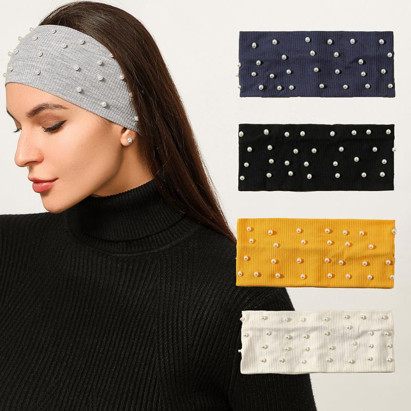 Bandeaux en tricot Y2K Accessoires pour cheveux Extensibles Rock Steampunk Sportifs Bandeau pour fille Mode INS Bandeau tricoté 2025