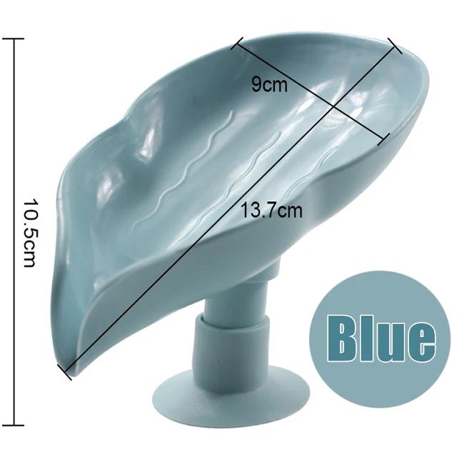 

Новая мыльница в форме листа, держатель для мыла, аксессуары для ванной комнаты, мыльница на присоске, подставка для мыла для ванной комнаты, контейнер для мыла