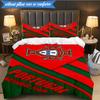 3PCS Portugal's National Emblem Bedding Set 2D Printing (Includes 1 Duvet Cover + 2 Pillowcases Coreless), Bedroom decor,Fan gift