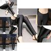 Thin Women Shiny Tights Stretch Ankle Length Leggings Pencil Step Foot Pants