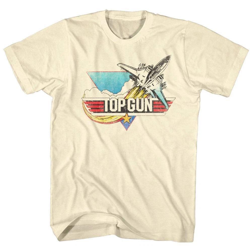 Top Gun Fighter Jet Logo Men s T Shirt L