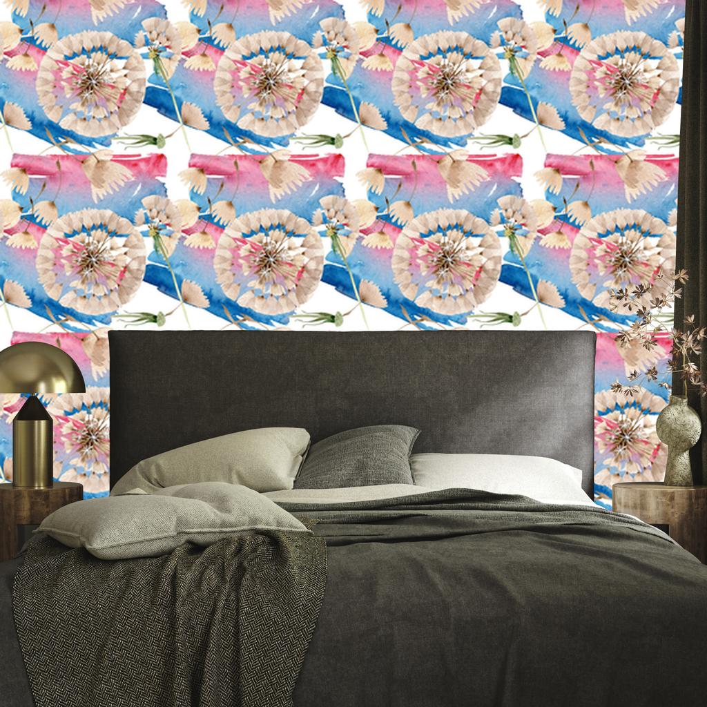 Dandelions wallpaper for living room and bedroom 50x1000