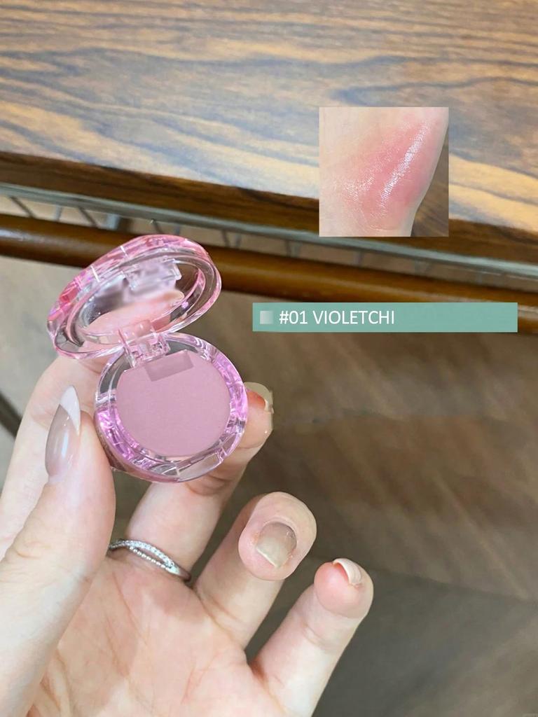 Little Ondine Tamagotchi Pixel Pals Collaboration Ring Lip and Cheek Tint 01 /03, Circular Packaging, Vibrant Pixel Color, Hydrating Glossy Finish