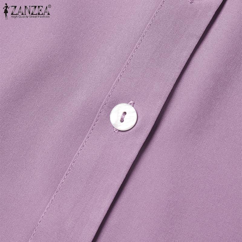 ZANZEA Tops femininos de primavera com alças finas e ombros de fora