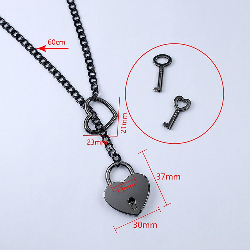 Slip Chain Necklace Rock Stainless Steel Cuban Long Necklace Jewelry Lariat Necklace