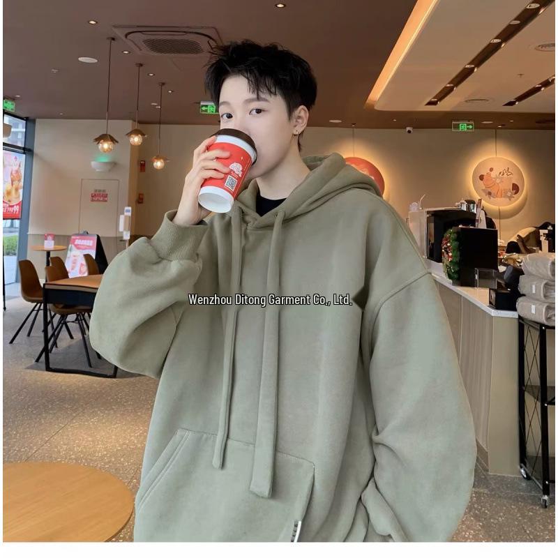 Men s Trendy Loose Hooded Sweatshirt - Autumn/Winter 2024 Collection L
