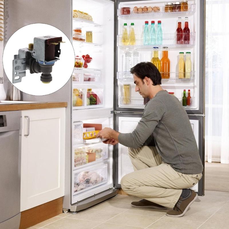 Refrigerator Ice Maker Water Inlet Solenoid Adapter Replacement Water Inlet Adapter for W10420082 WPW10498976 W10498974