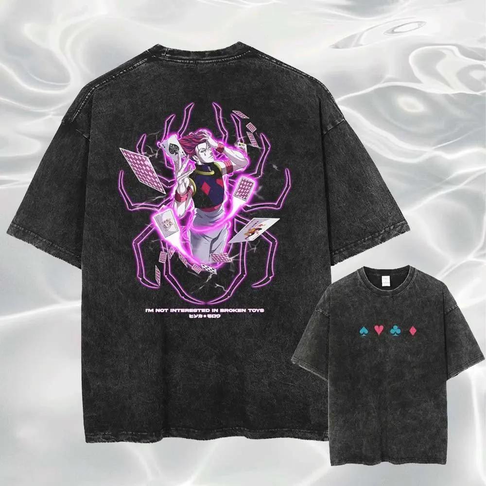 

Relaxing and Comfortable Hunter X Hunter Vintage Washed Shirt Retro Graphic Design TShirt TShirt New Cotton T Shirt XL