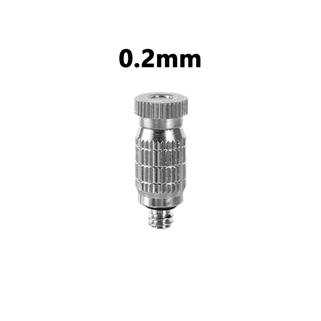 High Pressure Anti Drip Atomizing Nozzle Anti Drip Fog Sprayer Misting Nozzle Cooling Humidify Sprinkler 3/16" Thread 0.1~0.5mm