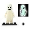 Building Blocks Luminous Smiling & Crying Ghost Model Action Figures Small Bricks