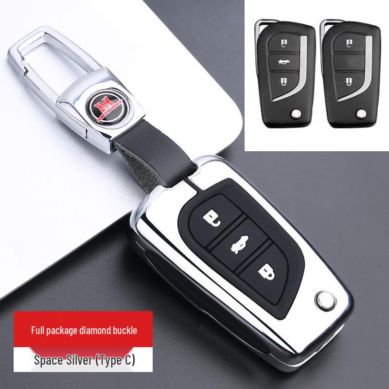 Key Case for Toyota: Camry, Corolla, Levin, Dual-Engine, CHR, Izeh, Velanda, RAV4