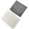 Engine Air Filter & Carbon Cabin Air Filter Fit For Corolla(2009-) Matrix(2009-2014) Yaris(2007-2018) Scion XD(2008-2014) Vibe(2009-2010)