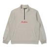 MALBON GOLF Bucket Airy Half-Zip Sweatshirt Greyish Beige (Man)