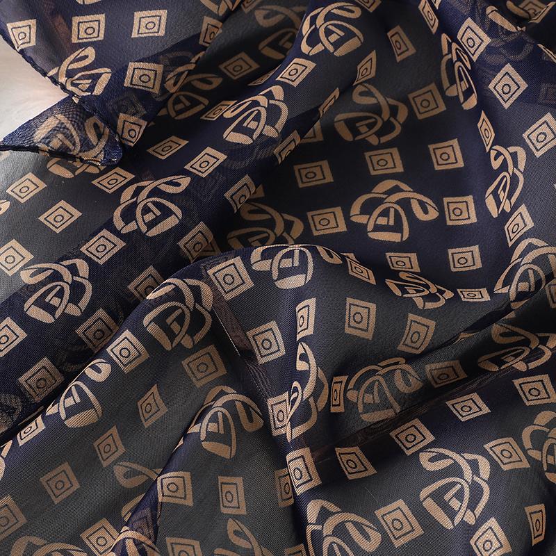 Elegant Chiffon Scarf for Women Versatile Scarf Sun Protection Decorative Scarves Fashion Lady