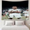 Kylian Mbappé Tapestry for Bedroom Aesthetic Classroom Tapestries Wall Hanging for Living Room Dorm Office,Ideal Creative Gift