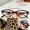 2026 New Fashionable Portable Folding Women's Reading Glasses Retro Ultra Light Neutral High Quality Anti Blue Light Glasses