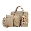 New fashion casual bear mother bag shoulder bag to work commuter messenger bag women's large-capacity handbag women's bag