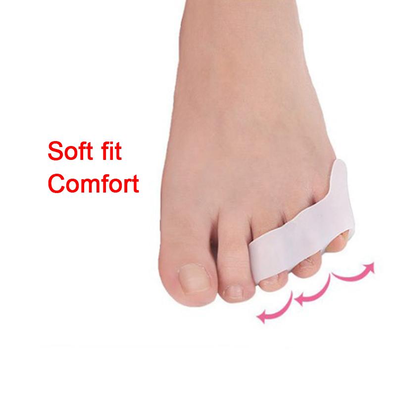 1 Paar Zehenspreizer Daumenballenschutz Silikon-Gel Fußzehenspreizer