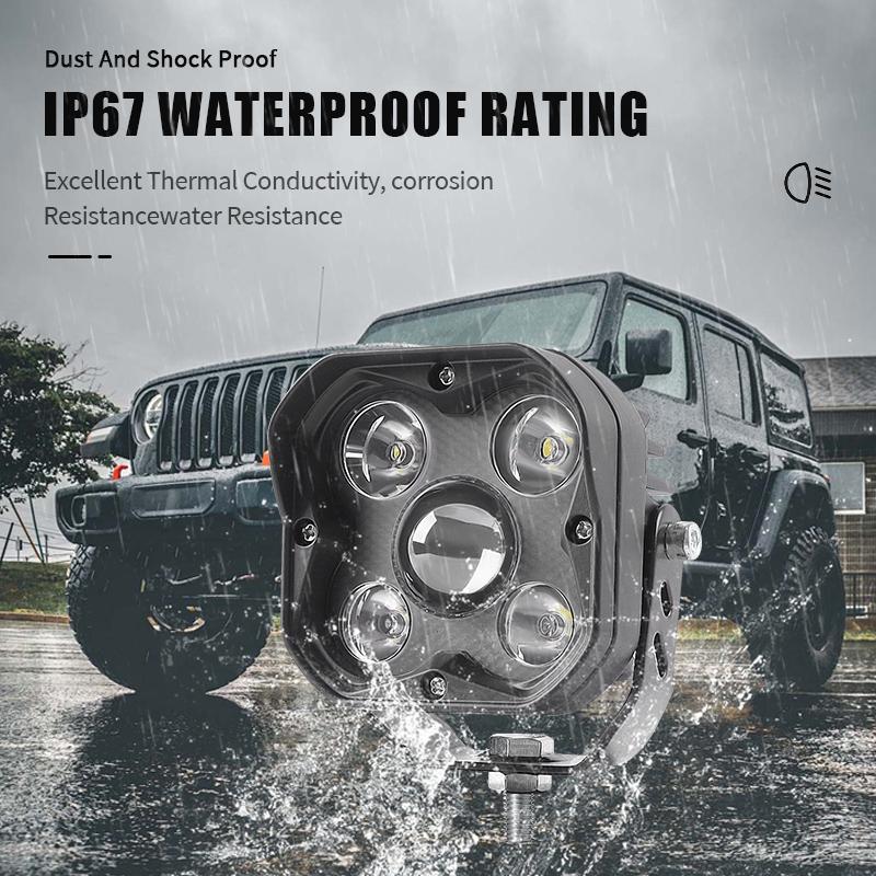 3.2 Inch Super Bright LED Spot Work Head Driving Light For Motorcycle Offroad Truck BUS ATV UTV 12V24V